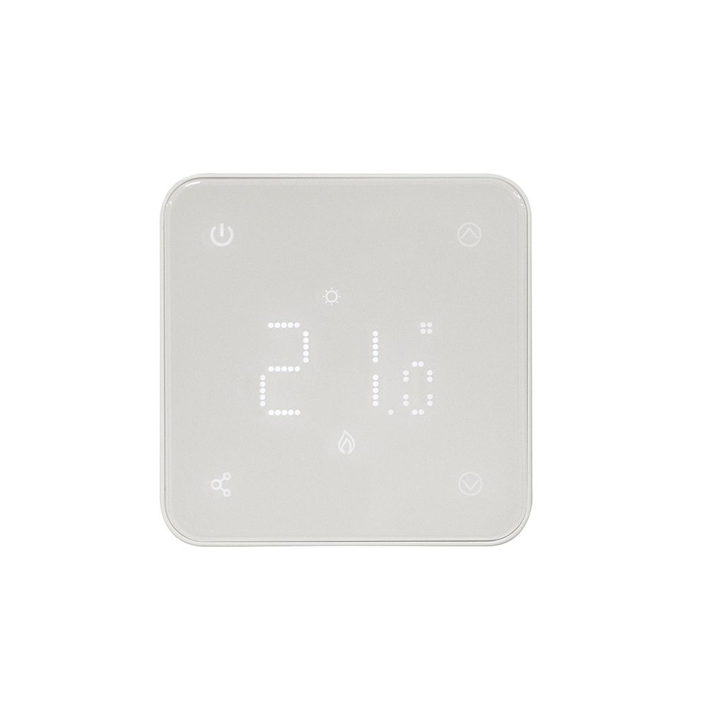 Milano Connect - Backlit Wi-Fi Thermostat for Electric Heating - White