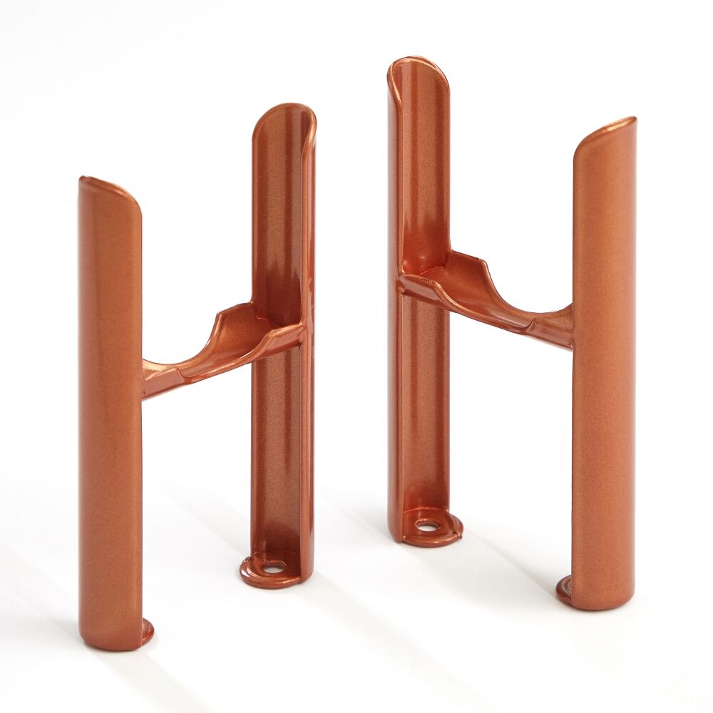 Milano Windsor - Traditional 3 Column Windsor Radiator Feet – Metallic Copper