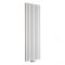 Milano Aruba Flow - White Double Panel Middle Connection Designer Vertical Radiator 1780mm x 590mm