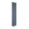 Milano Skye - Aluminium Anthracite Vertical Designer Radiator 1600mm x 375mm (Single Panel)