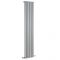 Milano Java - Silver Vertical Round Tube Designer Radiator 1800mm x 354mm