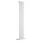 Milano Alpha - White Vertical Single Slim Panel Designer Radiator 1600mm x 280mm