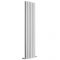 Milano Alpha - White Vertical Double Slim Panel Designer Radiator 1780mm x 420mm