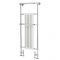Milano Elizabeth - White Traditional Heated Towel Rail 1500mm x 575mm (With Overhanging Rail)