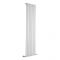 Milano Alpha - White Vertical Single Slim Panel Designer Radiator 1780mm x 490mm