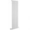 Milano Java - White Vertical Round Tube Designer Radiator 1780mm x 472mm (Single Panel)
