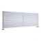 Milano Aruba - White Horizontal Designer Radiator 590mm x 1780mm (Double Panel)