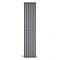 Milano Aruba - Anthracite Space-Saving Vertical Designer Radiator 1400mm x 354mm (Double Panel)