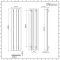Milano Skye - Aluminium Anthracite Vertical Designer Radiator 1600mm x 375mm (Single Panel)