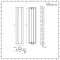 Milano Solis - Anthracite Vertical Aluminium Designer Radiator 1600mm x 370mm (Single Panel)