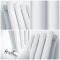 Milano Aruba - Modern White Vertical Designer Radiator 1400mm x 472mm (Double Panel)