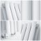 Milano Aruba Slim - White Space-Saving Vertical Designer Radiator 1780mm x 236mm (Double Panel)
