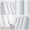 Milano Aruba Slim Electric - White Space-Saving Vertical Designer Radiator 1600mm x 236mm