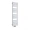 Milano Via - White Bar on Bar Central Connection Heated Towel Rail 1500mm x 400mm