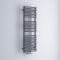 Milano Via - Anthracite Bar on Bar Central Connection Heated Towel Rail 1216mm x 400mm