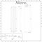 Milano Riso Electric - White Flat Panel Vertical Designer Radiator 1800mm x 400mm (Single Panel)