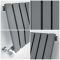 Milano Capri - Anthracite Vertical Flat Panel Designer Radiator 1780mm x 354mm (Single Panel)