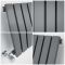 Milano Capri - Anthracite Horizontal Flat Panel Designer Radiator 635mm x 1180mm (Single Panel)
