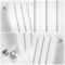 Milano Capri - White Horizontal Flat Panel Designer Radiator 472mm x 1780mm (Single Panel)