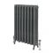 Milano Beatrix - Cast Iron Radiator - 510mm Tall - Antique Graphite - Multiple Sizes Available