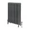 Milano Beatrix - Cast Iron Radiator - 950mm Tall - Antique Graphite - Multiple Sizes Available