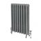 Milano Beatrix - Cast Iron Radiator - 510mm Tall - Antique Silver - Multiple Sizes Available