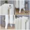 Milano Beatrix - Cast Iron Radiator - 950mm Tall - Porcelain White - Multiple Sizes Available