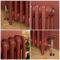 Milano Mercury - 3 Column Cast Iron Radiator - 760mm Tall - Farrow & Ball Eating Room Red - Multiple Sizes Available