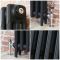 Milano Mercury - Cast Iron Radiator - 660mm Tall - Slate Black - Multiple Sizes Available