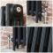 Milano Mercury - Cast Iron Radiator - 860mm Tall - Slate Black - Multiple Sizes Available