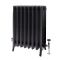 Milano Isabel - 4 Column Cast Iron Radiator - 760mm Tall - Antique Graphite - Multiple Sizes Available