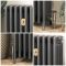 Milano Isabel - 4 Column Cast Iron Radiator - 760mm Tall - Antique Silver - Multiple Sizes Available