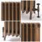 Milano Isabel - 4 Column Cast Iron Radiator - 660mm Tall - Burnt Gold - Multiple Sizes Available
