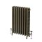 Milano Isabel - 4 Column Cast Iron Radiator - 660mm Tall - Natural Brass - Multiple Sizes Available