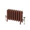 Milano Isabel - 4 Column Cast Iron Radiator - 357mm Tall - Farrow & Ball Eating Room Red - Multiple Sizes Available
