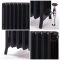 Milano Isabel - 4 Column Cast Iron Radiator - 660mm Tall - Slate Black - Multiple Sizes Available