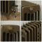 Milano Isabel - 6 Column Cast Iron Radiator - 660mm Tall - Natural Brass - Multiple Sizes Available