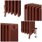 Milano Isabel - 6 Column Cast Iron Radiator - 660mm Tall - Farrow & Ball Eating Room Red - Multiple Sizes Available