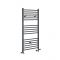 Milano Artle - Anthracite Dual Fuel Straight Heated Towel Rail 1200mm x 600mm