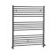 Milano Artle - Anthracite Dual Fuel Straight Heated Towel Rail 1200mm x 1000mm