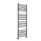 Milano Artle Dual Fuel - Straight Anthracite Heated Towel Rail - Various Sizes