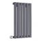 Milano Alpha Electric - Anthracite Horizontal Designer Radiator - 635mm x 420mm (Single Panel) - with Bluetooth Thermostatic Heating Element