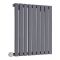Milano Alpha Electric - Anthracite Horizontal Designer Radiator - 635mm x 630mm (Single Panel) - with Bluetooth Thermostatic Heating Element