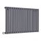 Milano Alpha Electric - Anthracite Horizontal Designer Radiator - 635mm x 1190mm (Single Panel) - with Bluetooth Thermostatic Heating Element