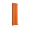 Milano Alpha - Sunset Orange Vertical Designer Radiator (Double Panel) - 1780mm Tall - Choice Of Width