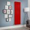 Milano Alpha - Siamese Red Vertical Designer Radiator (Double Panel) - 1780mm Tall - Choice Of Width