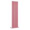 Milano Alpha - Camellia Pink Vertical Designer Radiator (Double Panel) - 1780mm Tall - Choice Of Width