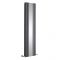 Milano Icon - Anthracite Vertical Mirrored Designer Radiator (Double Panel) - Choice of Size