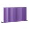 Milano Aruba - Lush Purple Horizontal Designer Radiator (Single Panel) - 635mm Tall - Choice Of Width