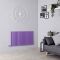 Milano Aruba - Lush Purple Horizontal Designer Radiator - 635mm Tall - Choice Of Width